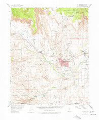 St. George Utah Historical topographic map, 1:62500 scale, 15 X 15 Minute, Year 1954