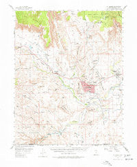 St. George Utah Historical topographic map, 1:62500 scale, 15 X 15 Minute, Year 1954