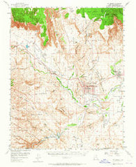 St. George Utah Historical topographic map, 1:62500 scale, 15 X 15 Minute, Year 1954