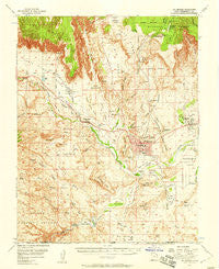 St. George Utah Historical topographic map, 1:62500 scale, 15 X 15 Minute, Year 1954