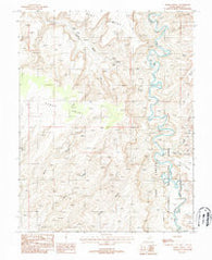 Stair Canyon Utah Historical topographic map, 1:24000 scale, 7.5 X 7.5 Minute, Year 1988