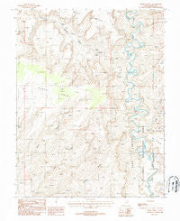 Stair Canyon Utah Historical topographic map, 1:24000 scale, 7.5 X 7.5 Minute, Year 1988