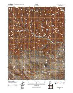 Standardville Utah Historical topographic map, 1:24000 scale, 7.5 X 7.5 Minute, Year 2011