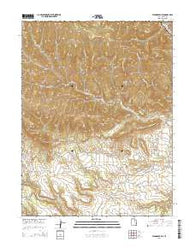 Standardville Utah Current topographic map, 1:24000 scale, 7.5 X 7.5 Minute, Year 2014