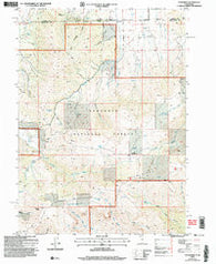 Standrod Utah Historical topographic map, 1:24000 scale, 7.5 X 7.5 Minute, Year 2001