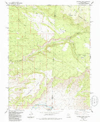 Steamboat Mesa Utah Historical topographic map, 1:24000 scale, 7.5 X 7.5 Minute, Year 1985
