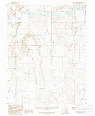 Steamboat Point Utah Historical topographic map, 1:24000 scale, 7.5 X 7.5 Minute, Year 1987