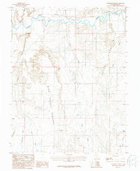 Steamboat Point Utah Historical topographic map, 1:24000 scale, 7.5 X 7.5 Minute, Year 1987