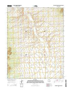 Steamboat Mountain SW Utah Current topographic map, 1:24000 scale, 7.5 X 7.5 Minute, Year 2014