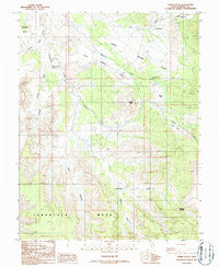 Steele Butte Utah Historical topographic map, 1:24000 scale, 7.5 X 7.5 Minute, Year 1986