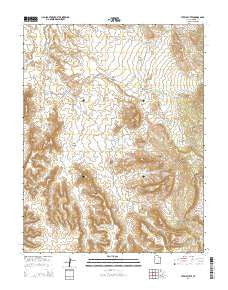 Steele Butte Utah Current topographic map, 1:24000 scale, 7.5 X 7.5 Minute, Year 2014