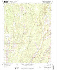 Steep Creek Bench Utah Historical topographic map, 1:24000 scale, 7.5 X 7.5 Minute, Year 1964