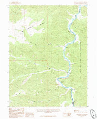 Steer Ridge Canyon Utah Historical topographic map, 1:24000 scale, 7.5 X 7.5 Minute, Year 1985