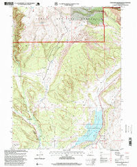 Steinaker Reservoir Utah Historical topographic map, 1:24000 scale, 7.5 X 7.5 Minute, Year 1996