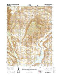 Steinaker Reservoir Utah Current topographic map, 1:24000 scale, 7.5 X 7.5 Minute, Year 2014