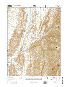 Sterling Utah Current topographic map, 1:24000 scale, 7.5 X 7.5 Minute, Year 2014