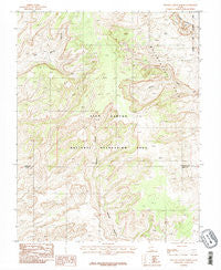 Stevens Canyon North Utah Historical topographic map, 1:24000 scale, 7.5 X 7.5 Minute, Year 1987