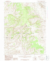 Stevens Canyon North Utah Historical topographic map, 1:24000 scale, 7.5 X 7.5 Minute, Year 1987