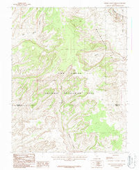 Stevens Canyon North Utah Historical topographic map, 1:24000 scale, 7.5 X 7.5 Minute, Year 1987