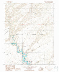 Stevens Canyon South Utah Historical topographic map, 1:24000 scale, 7.5 X 7.5 Minute, Year 1987