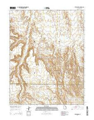 Stevens Mesa Utah Current topographic map, 1:24000 scale, 7.5 X 7.5 Minute, Year 2014