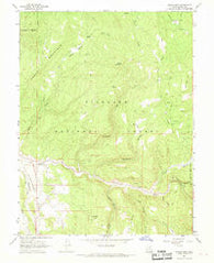 Steves Mtn Utah Historical topographic map, 1:24000 scale, 7.5 X 7.5 Minute, Year 1966