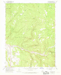 Steves Mtn Utah Historical topographic map, 1:24000 scale, 7.5 X 7.5 Minute, Year 1966