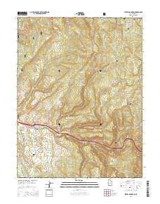 Steves Mountain Utah Current topographic map, 1:24000 scale, 7.5 X 7.5 Minute, Year 2014