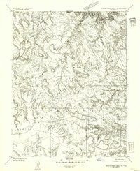 Stinking Spring Creek 1 NE Utah Historical topographic map, 1:24000 scale, 7.5 X 7.5 Minute, Year 1954