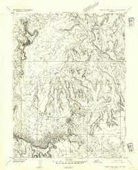 Stinking Spring Creek 1 NW Utah Historical topographic map, 1:24000 scale, 7.5 X 7.5 Minute, Year 1954