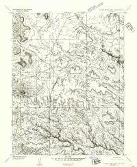 Stinking Spring Creek 1 SW Utah Historical topographic map, 1:24000 scale, 7.5 X 7.5 Minute, Year 1954