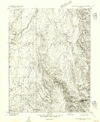 Stinking Spring Creek 2 NW Utah Historical topographic map, 1:24000 scale, 7.5 X 7.5 Minute, Year 1954