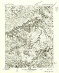 Stinking Spring Creek 2 SW Utah Historical topographic map, 1:24000 scale, 7.5 X 7.5 Minute, Year 1954