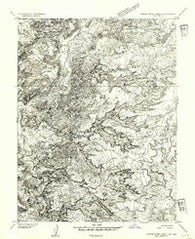 Stinking Spring Creek 3 NW Utah Historical topographic map, 1:24000 scale, 7.5 X 7.5 Minute, Year 1954