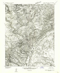 Stinking Spring Creek 3 SW Utah Historical topographic map, 1:24000 scale, 7.5 X 7.5 Minute, Year 1954