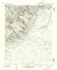 Stinking Spring Creek 4 NE Utah Historical topographic map, 1:24000 scale, 7.5 X 7.5 Minute, Year 1954