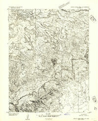 Stinking Spring Creek 4 NW Utah Historical topographic map, 1:24000 scale, 7.5 X 7.5 Minute, Year 1954