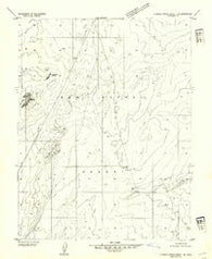 Stinking Spring Creek 4 SE Utah Historical topographic map, 1:24000 scale, 7.5 X 7.5 Minute, Year 1954