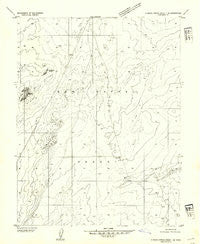 Stinking Spring Creek 4 SE Utah Historical topographic map, 1:24000 scale, 7.5 X 7.5 Minute, Year 1954