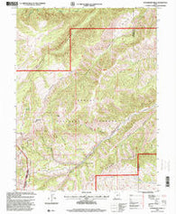 Strawberry Peak Utah Historical topographic map, 1:24000 scale, 7.5 X 7.5 Minute, Year 1996