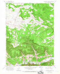 Strawberry Pinnacles Utah Historical topographic map, 1:24000 scale, 7.5 X 7.5 Minute, Year 1962