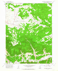 Strawberry Pinnacles Utah Historical topographic map, 1:24000 scale, 7.5 X 7.5 Minute, Year 1962