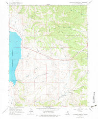 Strawberry Reservoir NE Utah Historical topographic map, 1:24000 scale, 7.5 X 7.5 Minute, Year 1966