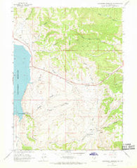 Strawberry Reservoir NE Utah Historical topographic map, 1:24000 scale, 7.5 X 7.5 Minute, Year 1966