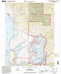 Strawberry Reservoir NE Utah Historical topographic map, 1:24000 scale, 7.5 X 7.5 Minute, Year 1998