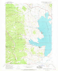 Strawberry Reservoir NW Utah Historical topographic map, 1:24000 scale, 7.5 X 7.5 Minute, Year 1966