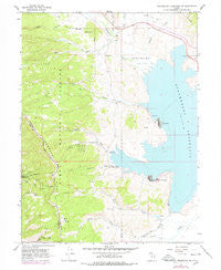 Strawberry Reservoir NW Utah Historical topographic map, 1:24000 scale, 7.5 X 7.5 Minute, Year 1966