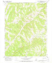 Strawberry Reservoir SE Utah Historical topographic map, 1:24000 scale, 7.5 X 7.5 Minute, Year 1967