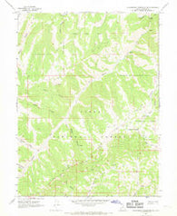 Strawberry Reservoir SE Utah Historical topographic map, 1:24000 scale, 7.5 X 7.5 Minute, Year 1967