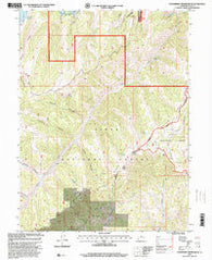 Strawberry Reservoir SE Utah Historical topographic map, 1:24000 scale, 7.5 X 7.5 Minute, Year 1996